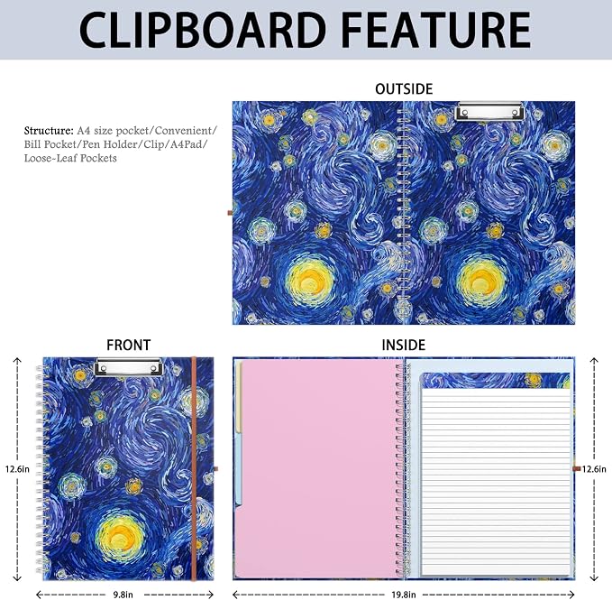 Rimilak Spiral Clipboard Folio - Image 2