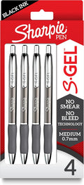 Sharpie S-Gel Pens, Sleek Metal Barrel, Medium Point by Unknown