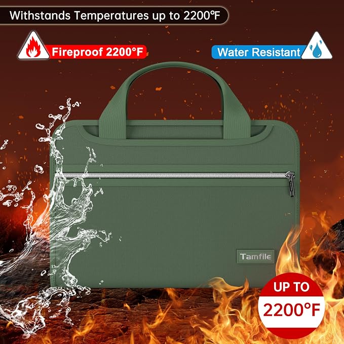 Tamfile Fireproof Accordion File Organizer - Image 3