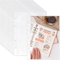 VOKOY 100 Pack 5.5x8.5 Inch Sheet Protectors by VOKOY