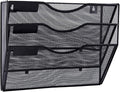 EASEPRES 3 Pocket Mesh Hanging Wall File Organizer, Wall Mounted Mail Paper by EASEPRES