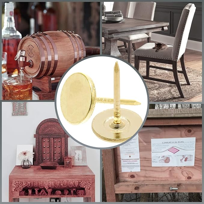 100pcs Industrial Hardware Thumb Tacks, 7/16 Inch Heavy Duty Flat Head Push Pins - Image 9
