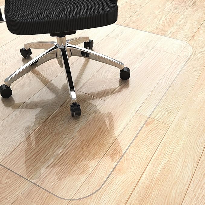 Yecaye Office Chair Mat for Hardwood Floor, PVC Heavy Duty Floor Protector for by Yecaye