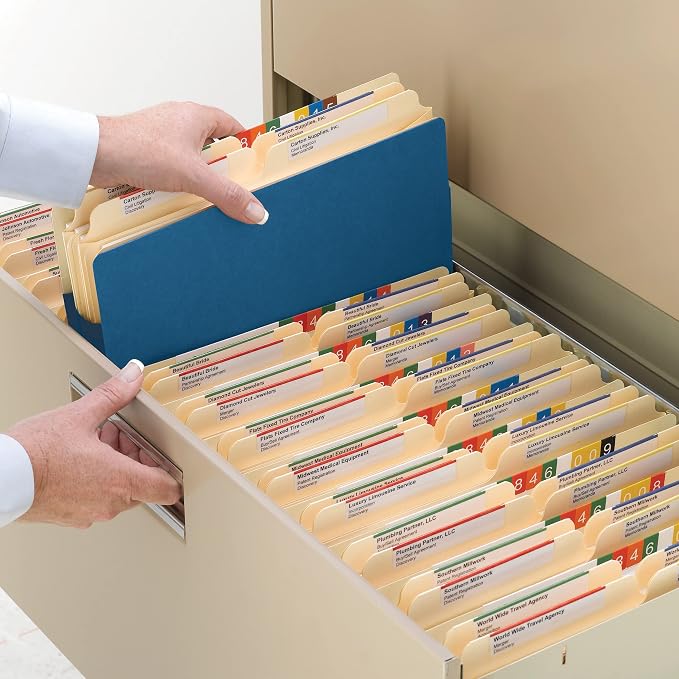 Smead File Pocket, Straight-Cut Tab, 5-1/4" Expansion, Letter Size, 5 per Pack - Image 5