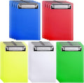 20 Pieces Mini Clipboards 4.7x7.3 Inch Plastic Colorful Clip Boards Small Cute by Epakh