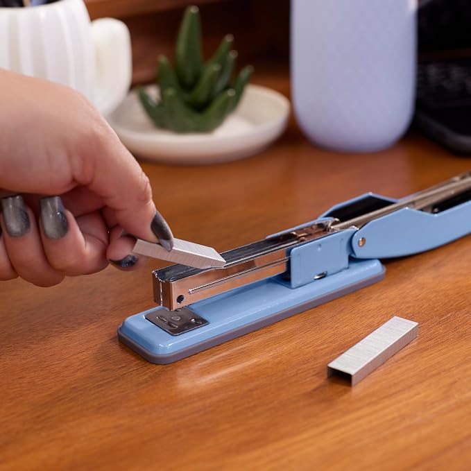 Swingline Stapler, Cub Compact Desktop Stapler, 20 Sheet Capacity, Electric Blue - Image 4