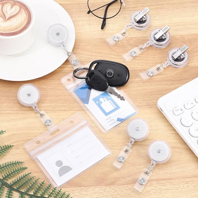 15 Pieces Retractable Badge Reels - Image 4