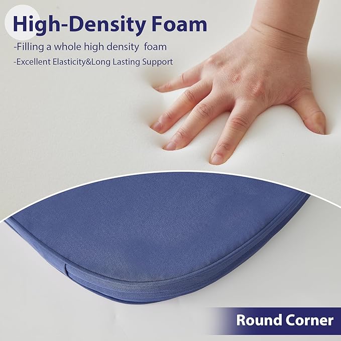 IPYNBAP Outdoor Chair Cushions Set of 4 -Waterproof Outdoor Seat Cushions - Image 4