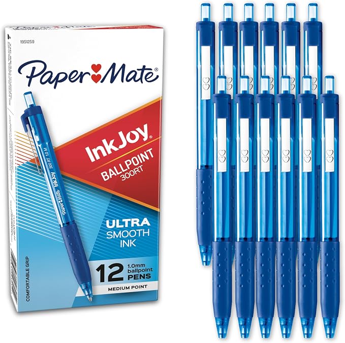 Paper Mate InkJoy 300RT Retractable Ballpoint Pens, Medium Point, Journaling by Unknown