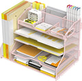YINGHUA 5 Tier Paper Tray Letter Organizer by YINGHUA