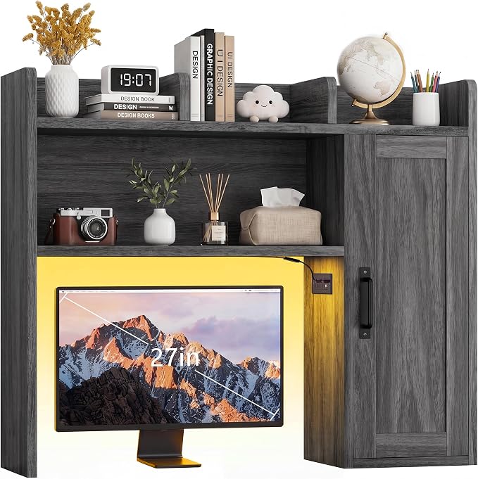 Dorm Desk Hutch, Desktop Shelf - Image 8
