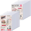 AKONEGE 30PCS 8.5" x 11" Rigid Print Protectors, Hard Plastic Sleeves by AKONEGE