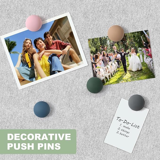 30Pcs Cute Push Pins Decorative Thumb Tacks, Bulletin Board Tacks, Cork Board - Image 3