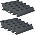 10 Pack 2" x 10" Aluminum Desk Name Plate Holder, Office Name Plate Holder by Unknown