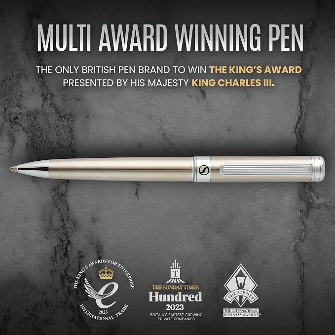 Scriveiner Stainless Steel Ballpoint Pen - Image 9