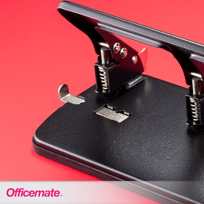 Officemate 3-Hole Punch, Medium Duty, 30-Sheet Capacity, Ergonomic Handles - Image 9