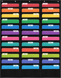 Essex Wares - 36 Pocket File Pocket Chart, and More - Wall Folder Organizer - by EssexWares