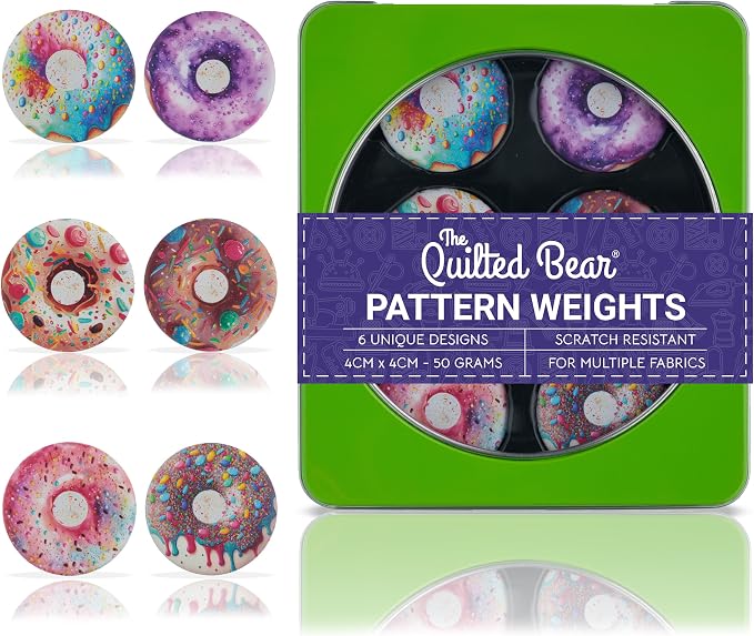 The Quilted Bear Pattern Weight Set – Scratch-Resistant Fabric Weights by TheQuiltedBearsProducts