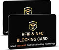 SaiTech IT 2 Pack RFID Blocking Card, One Card Protects Entire Wallet Purse by SaiTechIT