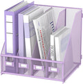 SUPEASY Magazine File Holder Desk Organizer, Metal Binder Holder by SUPEASY