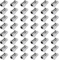 Frienda 48 Pack Metal Pencil Sharpeners Handheld Metal Mini Sharpeners Manual by Frienda