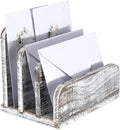 Briwooody Wooden Mail Organizer 3 Slots Mail Holder by Briwooody