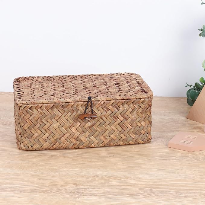 FEIALNDUO Wicker Shelf Baskets - Image 4