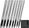 8 Pcs Leather Hole Punch Cutter 1mm-4.5mm Hollow Punch Set by Jmuiiu