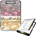 Clipboard with Storage High Capacity Plastic Nursing Clipboards with Pen Holder by Unknown