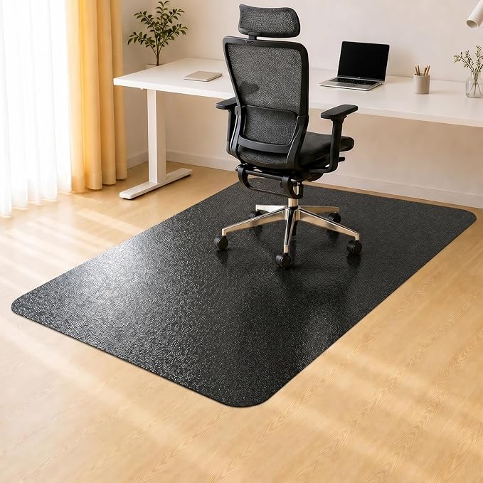 Kuyal Chair mat for Hardwood Floor 46 x 60 inches Rectangle Floor Mats by Kuyal