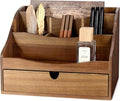 Rebee Vision Acacia Wood Mail Organizer by REBEEVISION