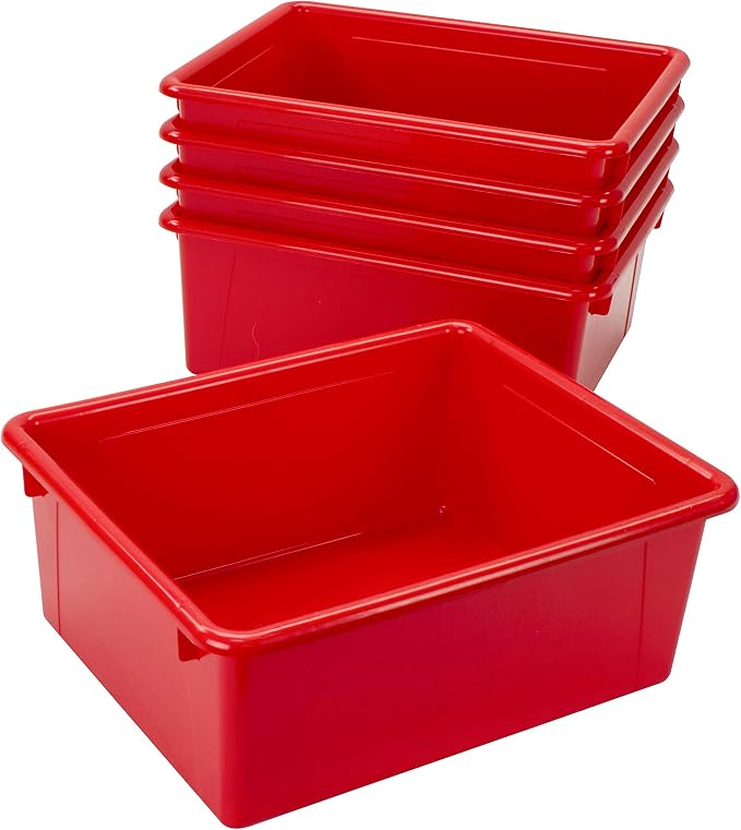 Storex Letter Size Deep Storage Tray – Organizer Bin - Image 3