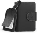 ALLIVE Passport Holder with Luggage Tag, Genuine Leather Passport Holder with by ALLIVE