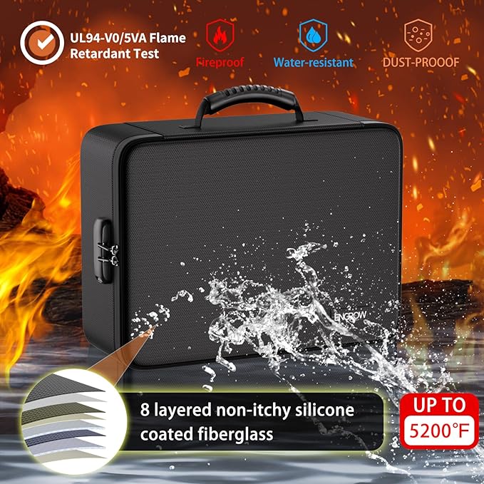 ENGPOW Fireproof Document Box - Image 4