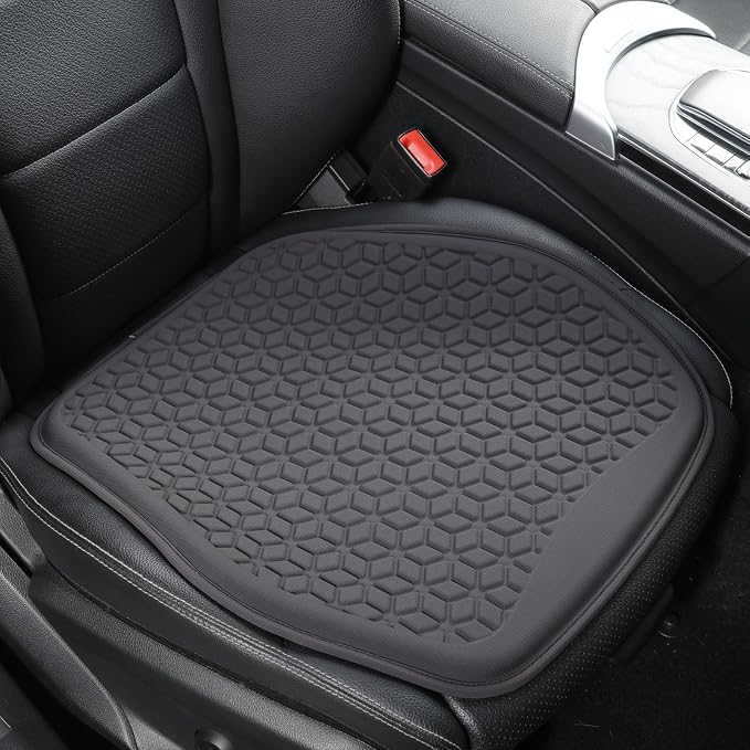Thin Gel Seat Cushion for Car Seat, Office Chair, Wheelchair, Golf Cart by Binsheo