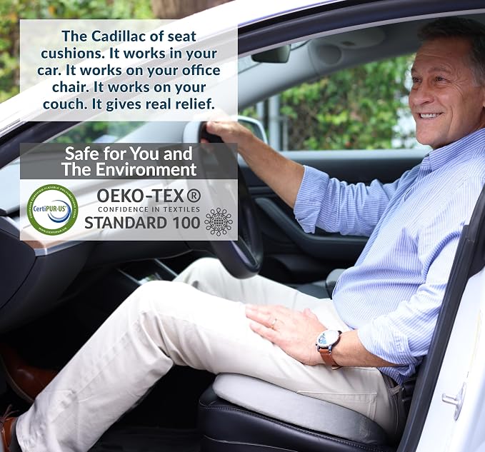 ComfiLife Gel Enhanced Seat Cushion – Office Chair Cushion – Non-Slip Gel & - Image 9