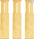 VaeFae 3 Pack Bamboo Drawer Dividers, Expandable Separators by VaeFaeDirect