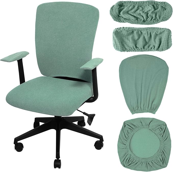 Tallew 4 Pcs Office Chair Covers Set Computer Universal Protective Stretchable by Tallew