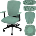 Tallew 4 Pcs Office Chair Covers Set Computer Universal Protective Stretchable by Tallew