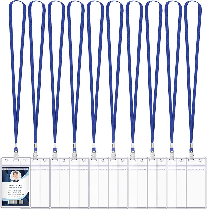 Marspark 20 Pcs ID Badge Holder by Marspark