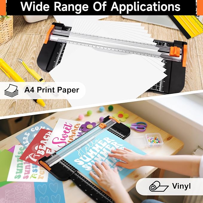 TECKWRAP Paper Cutter & A4 Trimmer – Straight Cutter - Image 5