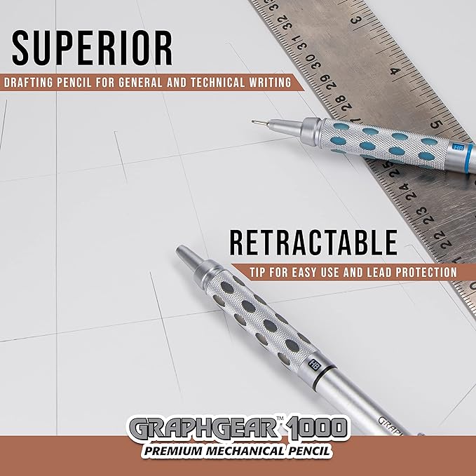 Pentel GraphGear 1000 Mechanical Pencil, Point Size, 1 Each - Image 4