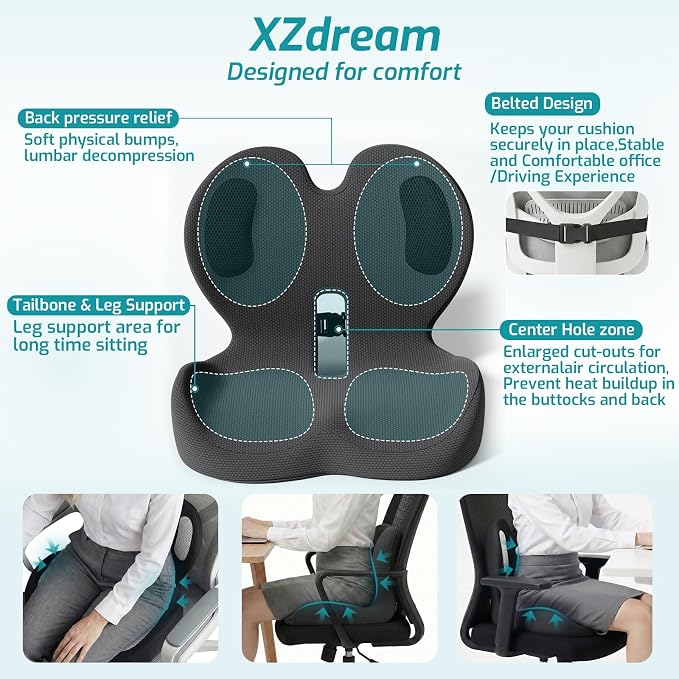 Ergonomic Seat Cushion, Office Chair Cushion - Image 3