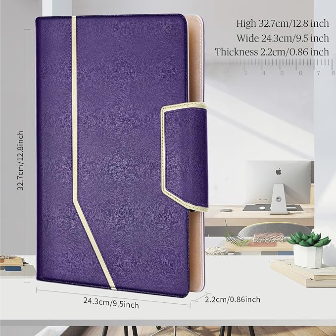Toplive Purple Business Padfolio - Image 5