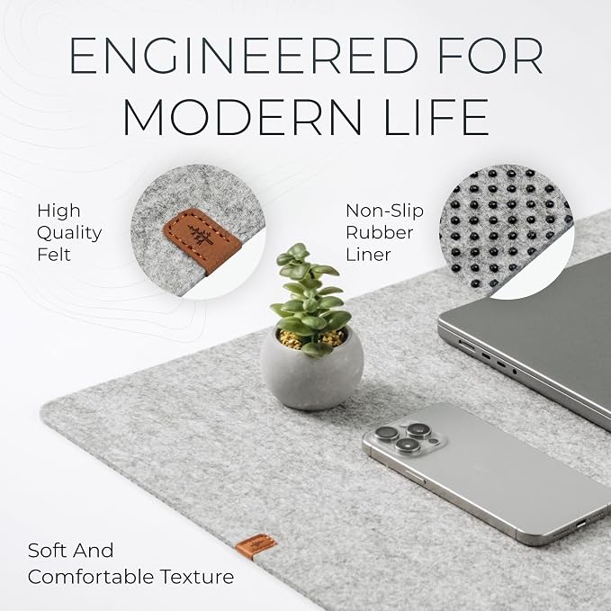 Nordik Large Felt Desk Mat - Image 5