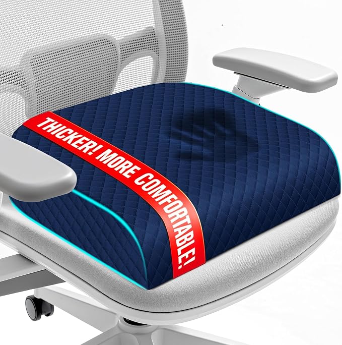 Seat Cushion for Office Chair, Memory Foam Chair Cushions, Car Seat Cushion for by Unknown