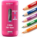 AFMAT Electric Pencil Sharpener, Auto in & Out, 5 Nibs, 7K+ Uses, Fully by AFMAT