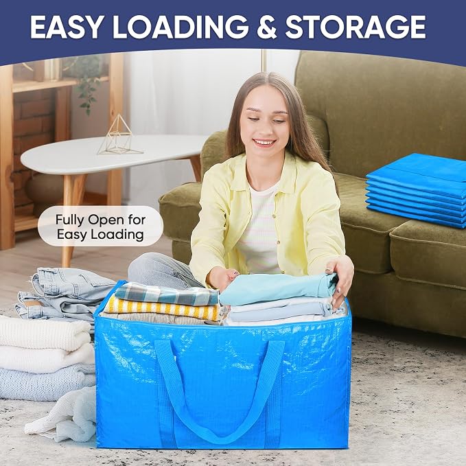 TICONN 4 Pack Extra Large Moving Bags Heavy Duty - Image 7