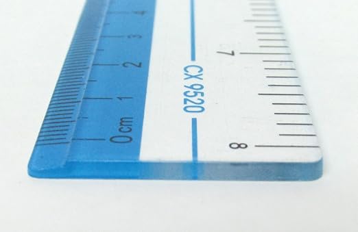 8 inch/20 cm Rulers. Pack of 12 of Premium Quality Plastic Transparent Rulers | - Image 4