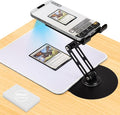 Foldable MTG Trading Card Scanner Stand, Carbon Steel Phone Holder Includes 50 by Unknown